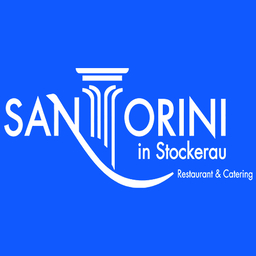 Restaurant Santorini logo.